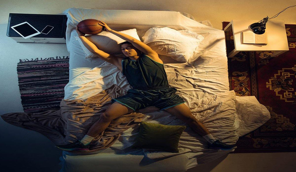 How a sports person is able to get the best sleep in a short span